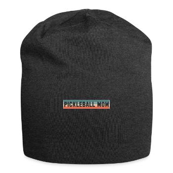 Pickleball Mom Mutter Muttertag Mama Shirt - Jersey-Beanie - Anthrazit - Vorne