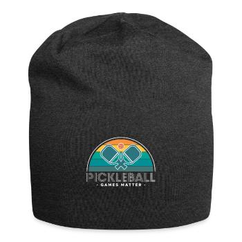 Pickleball Games Matter Shirt Geschenk - Jersey-Beanie - Anthrazit - Vorne