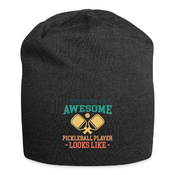Awesome Pickleball Player Looks Like - Jersey-Beanie - Anthrazit - Vorne