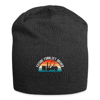 Future Forklift Driver Shirt Gabelstapler - Jersey-Beanie - Anthrazit - Vorne
