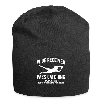 Wild Receiver Shirt Gift - Jersey Beanie - charcoal grey - Front