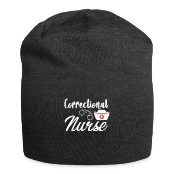 Infirmière correctionnelle infirmière de prison - Bonnet en jersey - charbon - Devant