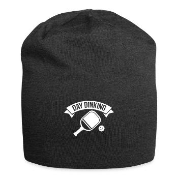 Day Dinking Pickleball Shirt Gift - Jersey Beanie - charcoal grey - Front