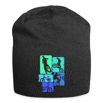 BMX Bike Stunt Jungen Kinder - Jersey-Beanie - Anthrazit - Vorne