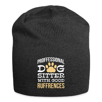 Dog sitter professionnel avec de bonnes ruffrences - Bonnet en jersey - charbon - Devant