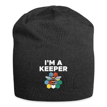 Im A Keeper Bee Shirt Cadeau - Bonnet en jersey - charbon - Devant