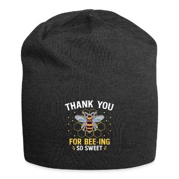 Thank You For Bee-ing So Sweet Imker Shirt - Jersey-Beanie - Anthrazit - Vorne