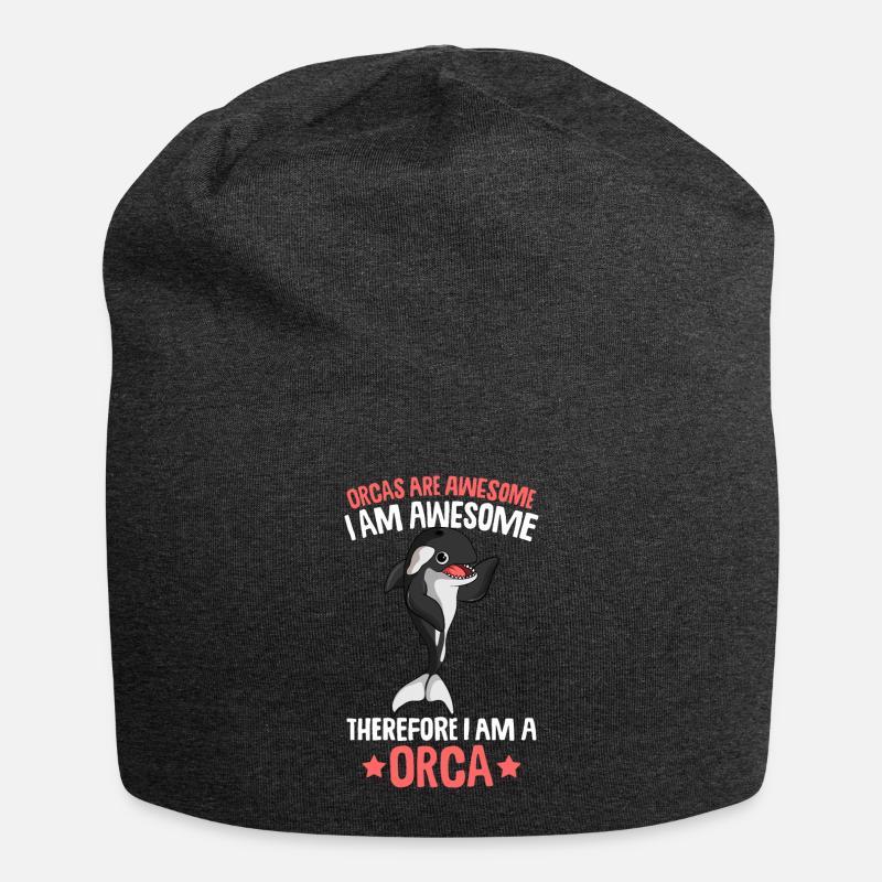 Orca Wal - Jersey-Beanie - Anthrazit