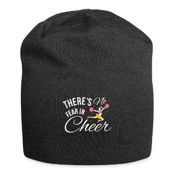 Theres No Fear In Cheer Cheerleading Shirt - Jersey-Beanie - Anthrazit - Vorne