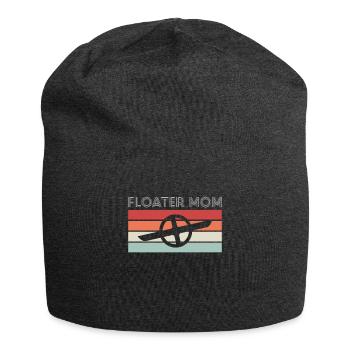 Floater Mom Shirt Vintage Retro Geschenk - Jersey-Beanie - Anthrazit - Vorne