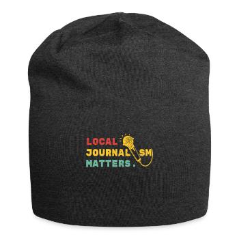 Local Journalism Matters Shirt Geschenk - Jersey-Beanie - Anthrazit - Vorne
