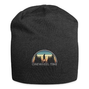 Onewheel Time Shirt Vintage Retro Cadeau - Bonnet en jersey - charbon - Devant
