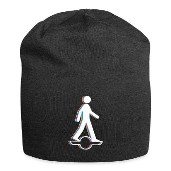 Stick Figure Onewheel Shirt Cadeau - Bonnet en jersey - charbon - Devant