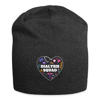Cadeau de chemise d’escouade de dialyse - Bonnet en jersey - charbon - Devant