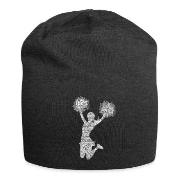 Cheerleading Cheerleader Cheer Girls - Jersey Beanie - charcoal grey - Front