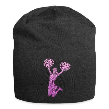 Cheerleading Cheerleader Girls Cheer - Jersey Beanie - charcoal grey - Front