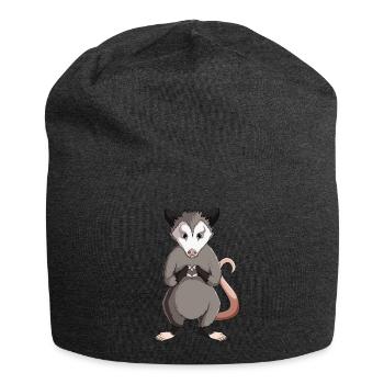 Opossum Enfants Filles Dames - Bonnet en jersey - charbon - Devant