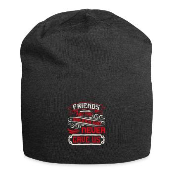 Friends are the siblings God never gave us - Jersey Beanie - charcoal grey - Front