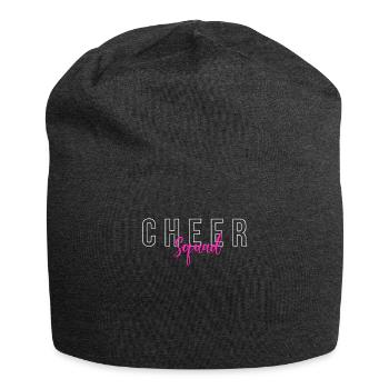 Cheer Squad Cheerleader Team Gift - Jersey Beanie - charcoal grey - Front