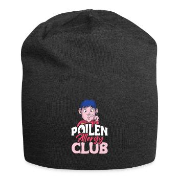 Cadeau de chemise Pollen Allergy Club - Bonnet en jersey - charbon - Devant