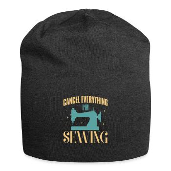 Cancle tout en chemise de couturière Sweing - Bonnet en jersey - charbon - Devant