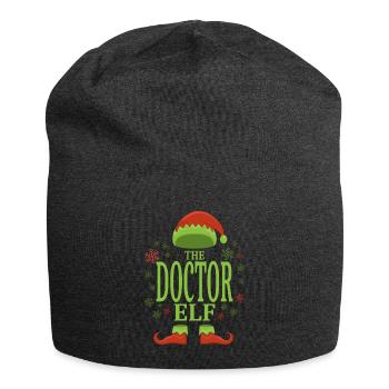 Doktor Weihnachtself - Jersey-Beanie - Anthrazit - Vorne