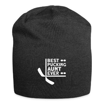 Eishockey-spieler Lustiger Eishockey-team-tormann - Jersey-Beanie - Anthrazit - Vorne