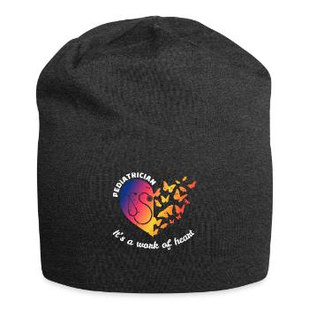 Pediatric Nurse Shirt Gift - Jersey Beanie - charcoal grey - Front