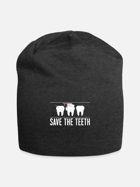 Save The Teeth - Jersey-Beanie - Anthrazit