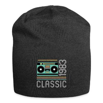 Classic 1983 Radio 40. Geburtstag - Jersey-Beanie - Anthrazit - Vorne