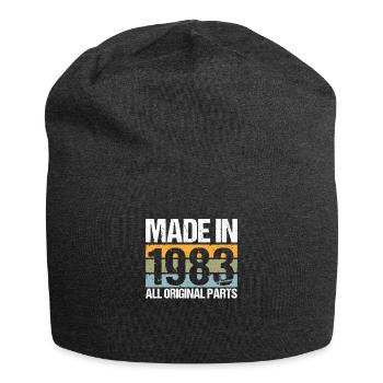 Fabriqué en 1983 40th Birthday Shirt Gift - Bonnet en jersey - charbon - Devant