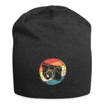 Cadeau de chemise de photographe rétro vintage - Bonnet en jersey - charbon - Devant