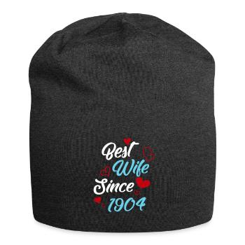 Anniversaire Meilleure épouse depuis 1904 Mariage - Bonnet en jersey - charbon - Devant
