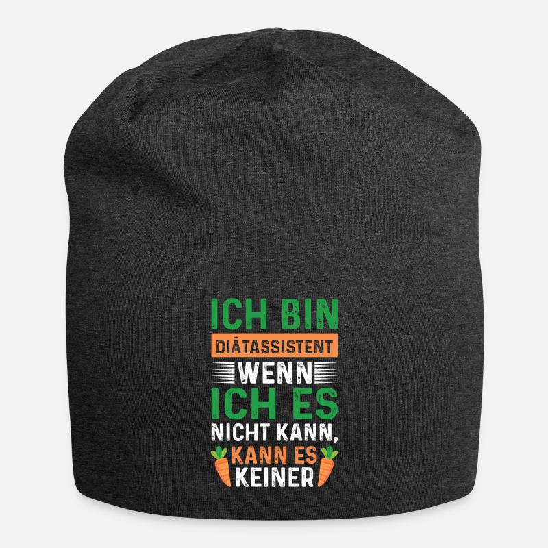 Diätassistent Beruf - Jersey-Beanie - Anthrazit