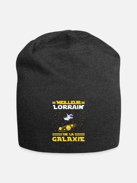 Cadeau Humour Homme Lorrain Noel Anniversaire - Bonnet en jersey - charbon