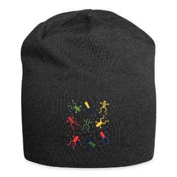 Cadeau de chemise de grenouilles arboricoles - Bonnet en jersey - charbon - Devant