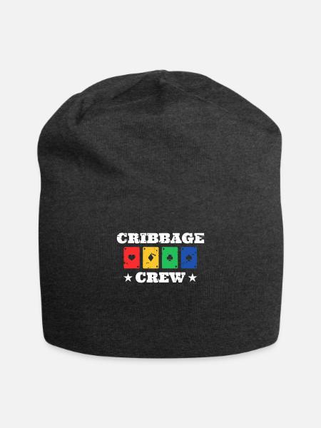 Cribbage Crew Shirt Geschenk - Jersey-Beanie - Anthrazit