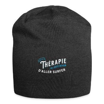 Surf Idée Cadeau Pour Surfeur Citation Humour - Bonnet en jersey - charbon - Devant
