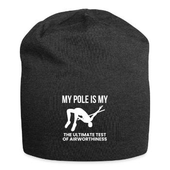 Chemise de saut à la perche Citation cadeau - Bonnet en jersey - charbon - Devant