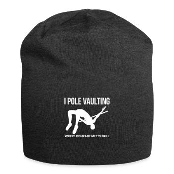 Chemise de saut à la perche Citation cadeau - Bonnet en jersey - charbon - Devant