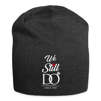 Wir machen immer noch seit 1910 Hochzeitstag - Jersey-Beanie - Anthrazit - Vorne