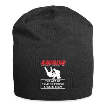 Hapkido Mixed Martial Arts Kampfsport Kampfkunst - Jersey Beanie - charcoal grey - Front