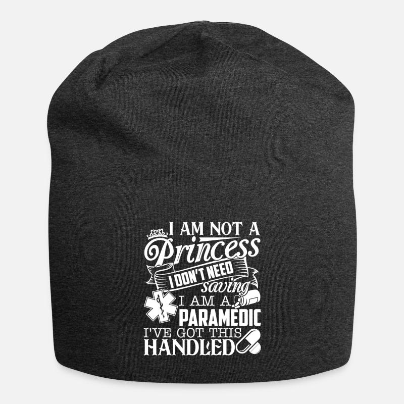 Paramedic Paramedic Don't Need Saving - Jersey Beanie - charcoal grey