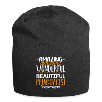 Pharmacist Beautiful Pharmacist - Jersey Beanie - charcoal grey - Front