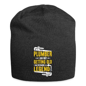 Heating construction Heating installer - Jersey Beanie - charcoal grey - Front