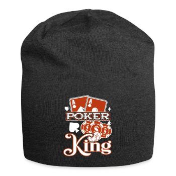 Poker Poker King - Jersey Beanie - charcoal grey - Front