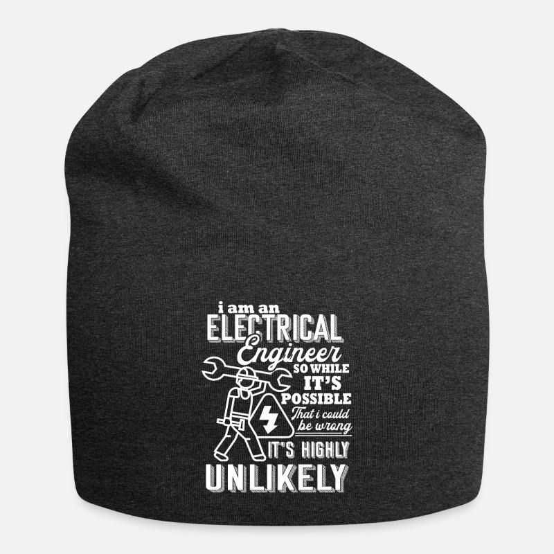 Electrical Engineer I Am An Electrical Engineer - Jersey Beanie - charcoal grey