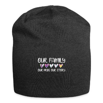 Cadeau de chemise LGBTQ+ Mois LGBT - Bonnet en jersey - charbon - Devant
