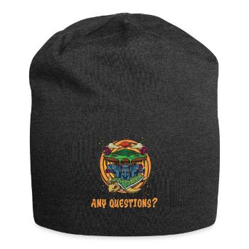 Flat Earth Theory Flat Earth Army Earth - Jersey-Beanie - Anthrazit - Vorne