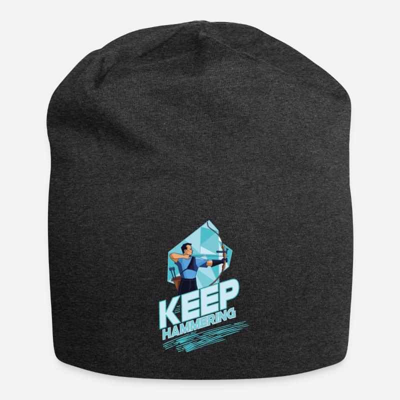 Bogenschießen Pfeil Und Bogen Zielschießen - Jersey-Beanie - Anthrazit